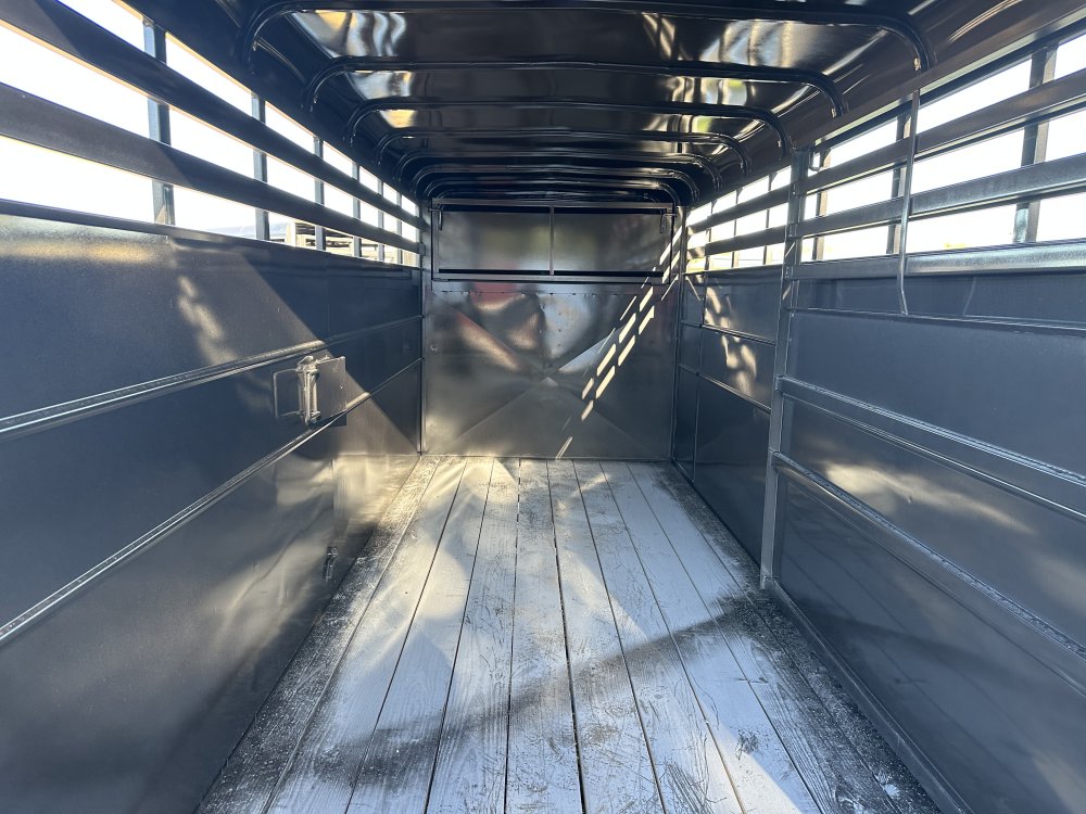 2026 Delta Manufacturing 6X16 Stock Trailer