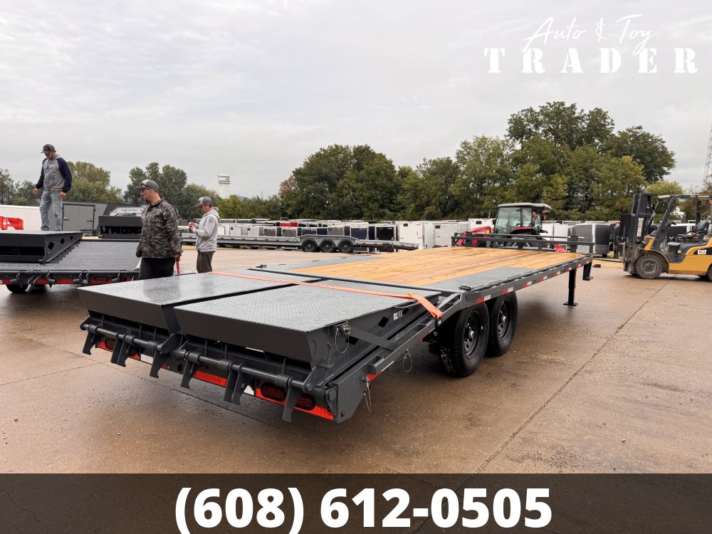 2027 Lamar Trailers 102X22 Deckover Trailer