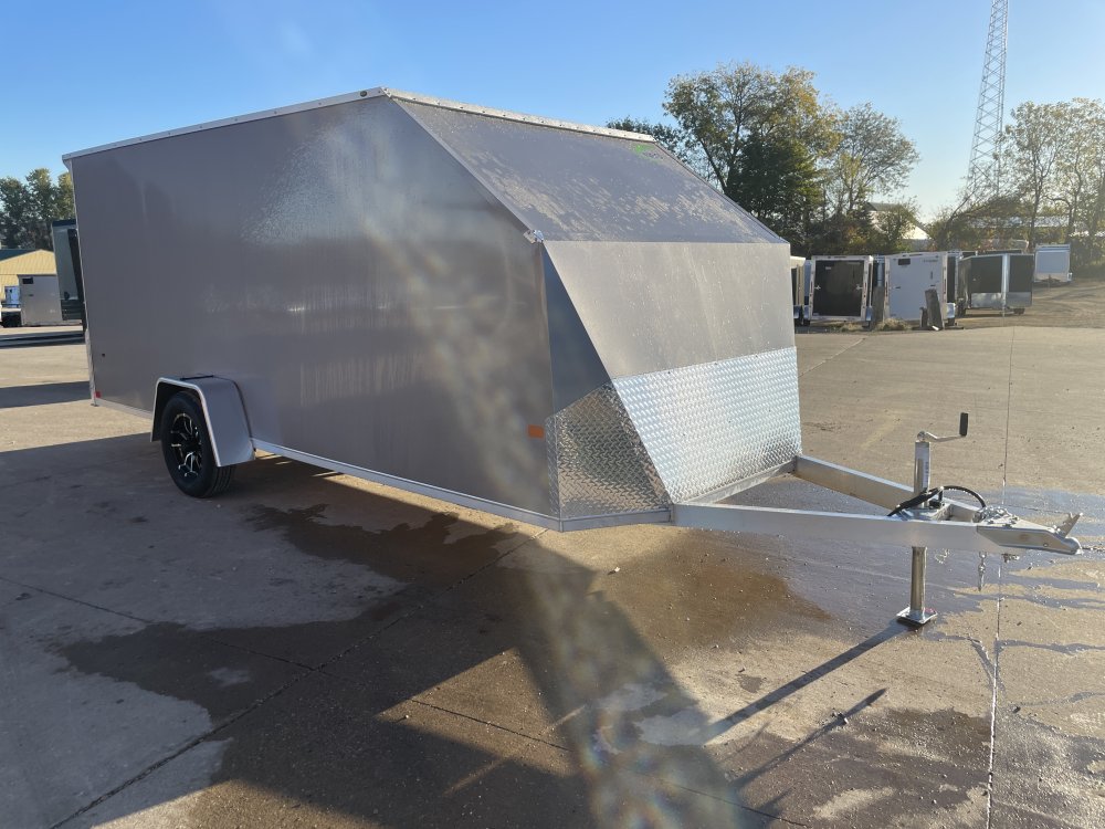 2026 NEO 7X16 NASB Aluminum Enclosed Snowmobile Trailer