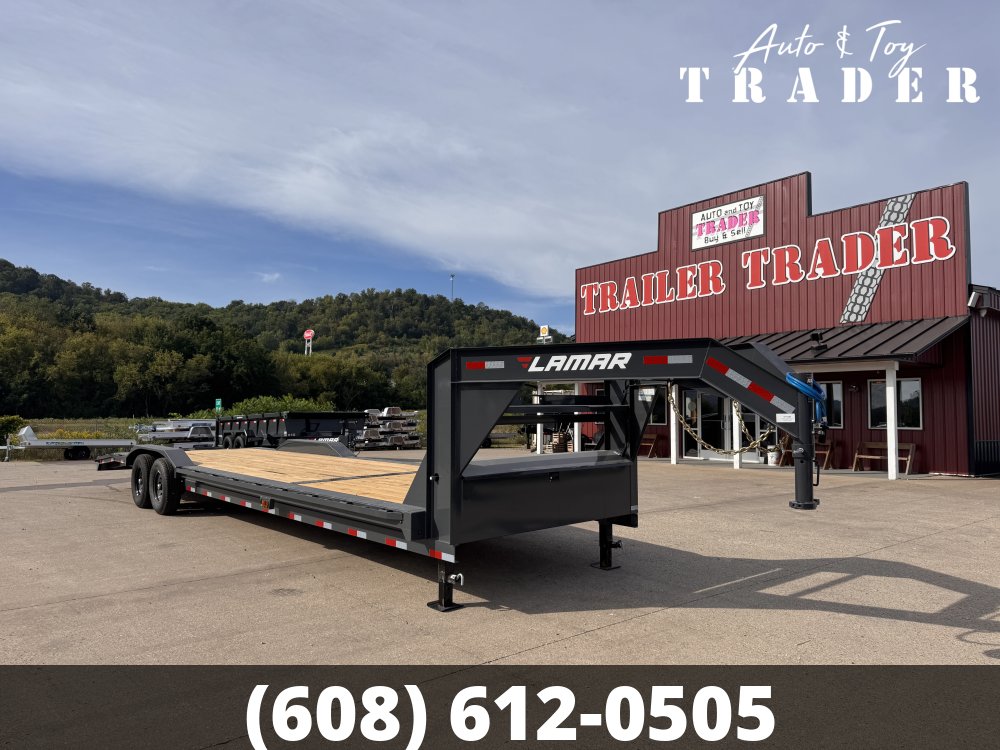2027 Lamar Trailers 102X32 Gooseneck Car Hauler Trailer