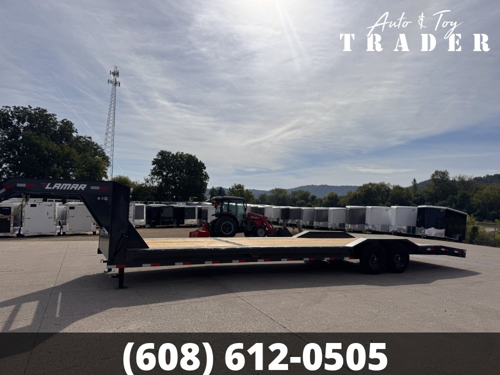 2027 Lamar Trailers 102X32 Gooseneck Car Hauler Trailer