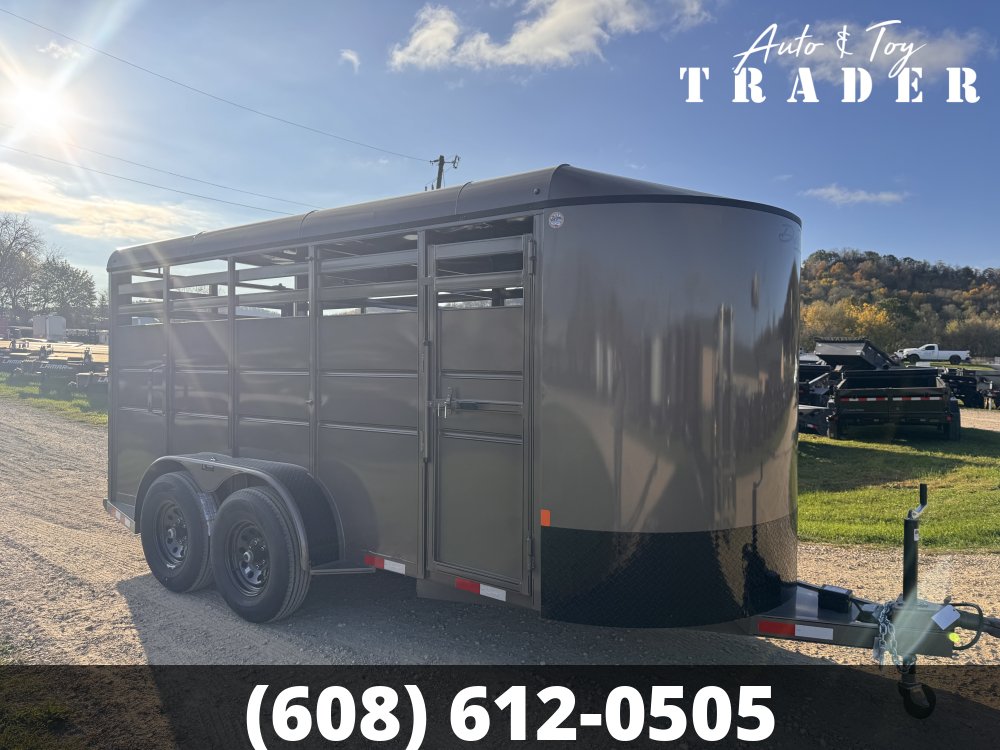 2027 Delta Manufacturing 6X16 Stock Trailer