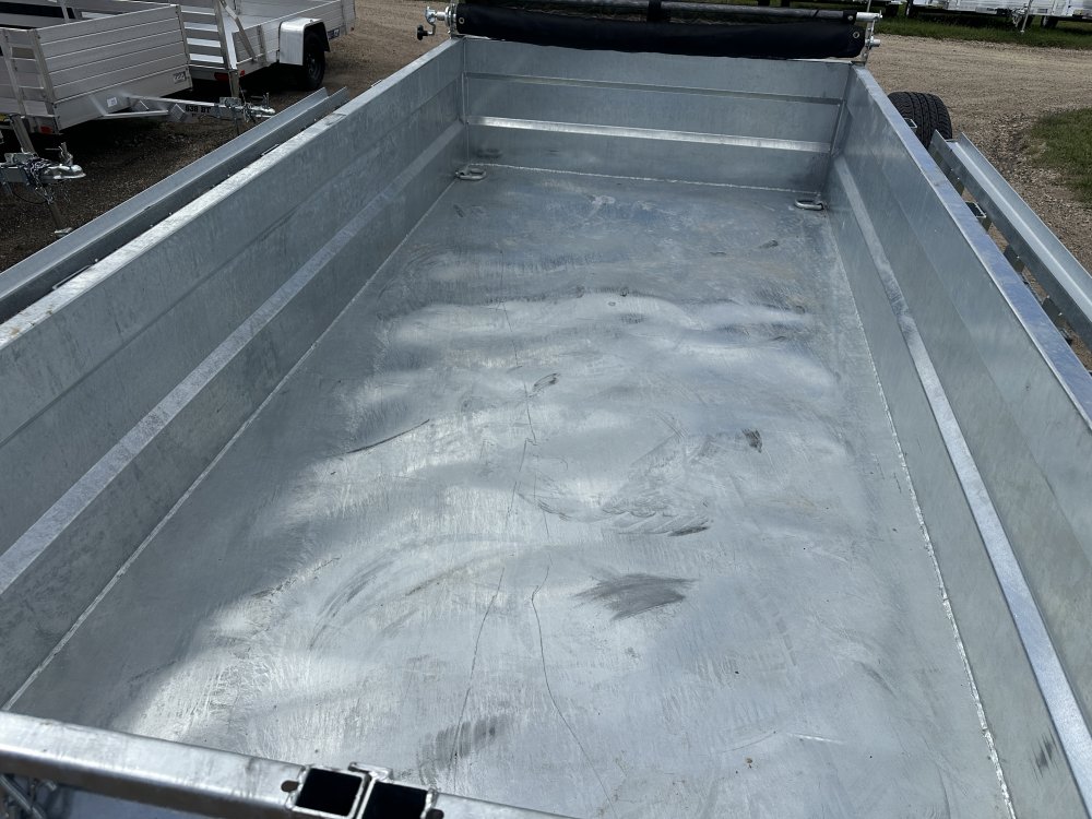 2026 Galvanized K-Trail 5X10 Dump Box Trailer