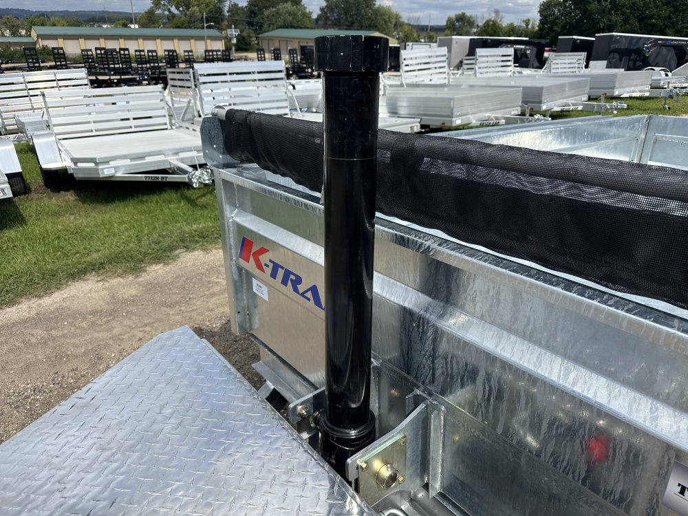 2026 Galvanized K-Trail 5X10 Dump Box Trailer