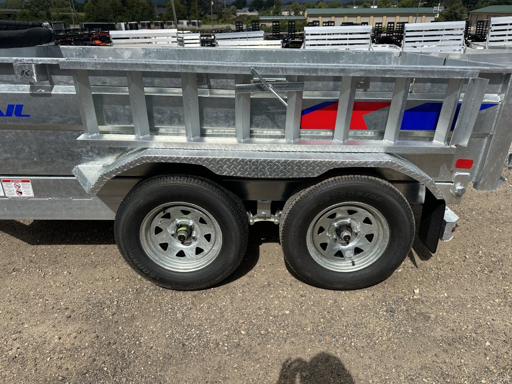 2026 Galvanized K-Trail 5X10 Dump Box Trailer