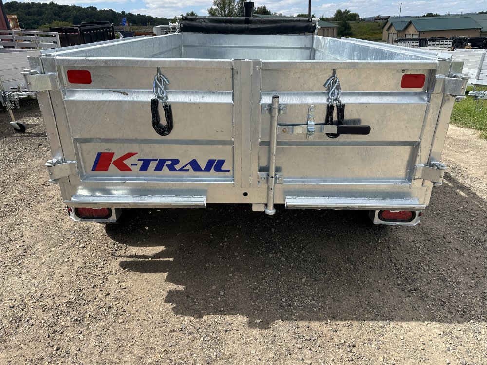 2026 Galvanized K-Trail 5X10 Dump Box Trailer