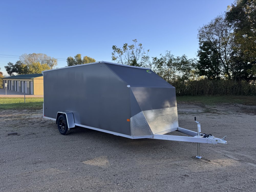 2026 NEO 7X16 NASB Aluminum Enclosed Snowmobile Trailer