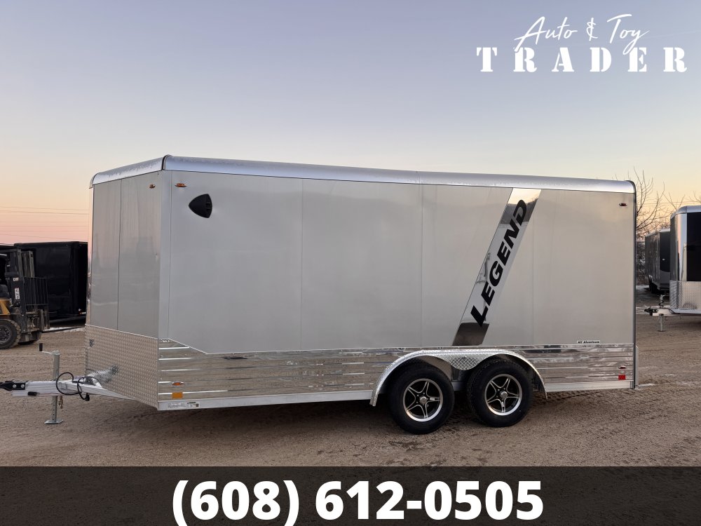 2026 Legend Trailers 8X16 Aluminum DVN Cargo / Enclosed Trailer