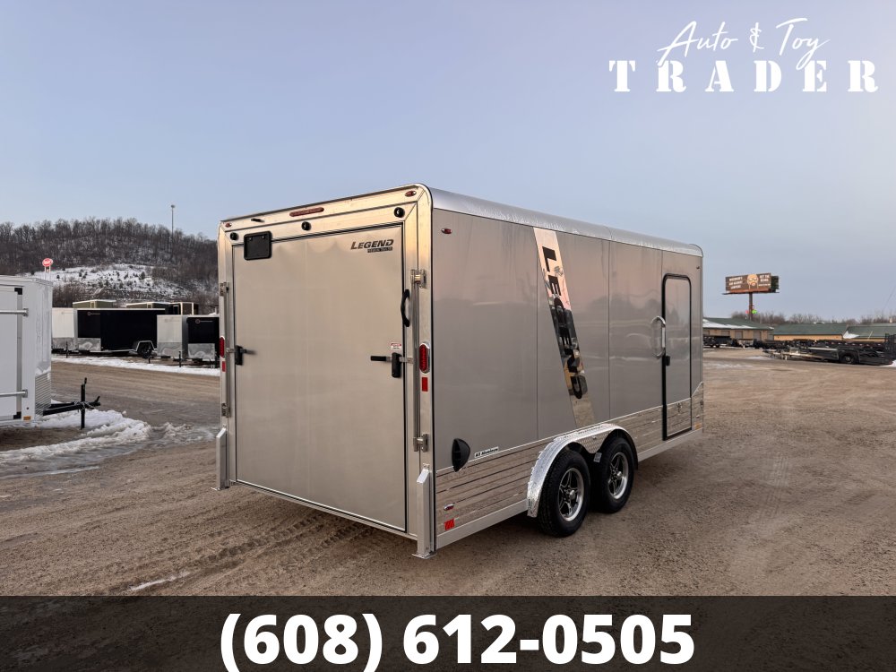 2026 Legend Trailers 8X16 Aluminum DVN Cargo / Enclosed Trailer