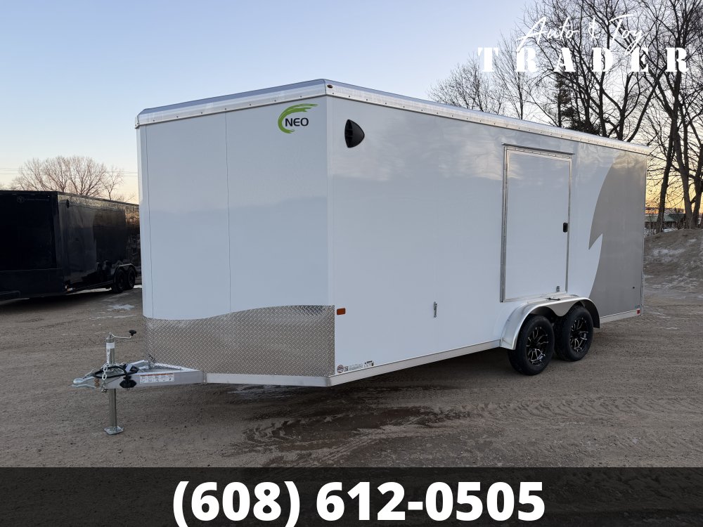 2026 NEO Trailers 7.5X18 Aluminum NAMR Cargo / Enclosed Trailer
