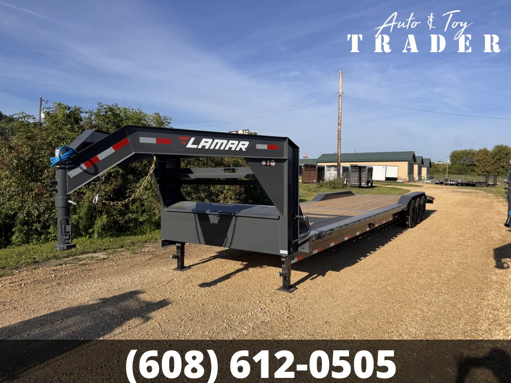 2027 Lamar Trailers 102X36 Gooseneck Car Hauler Trailer