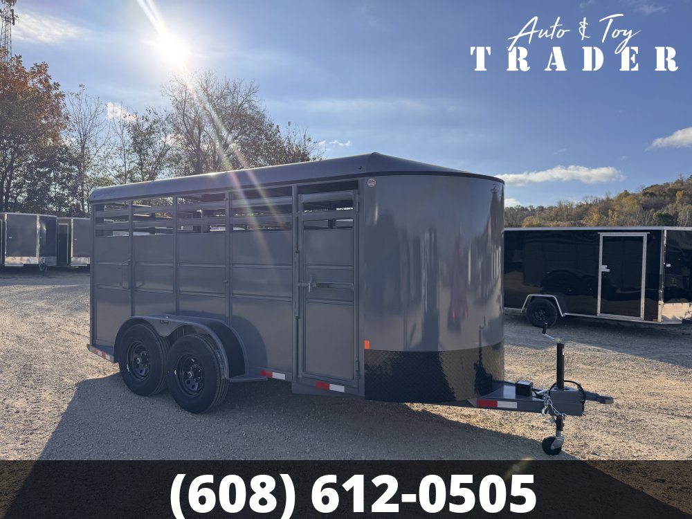2027 Delta Manufacturing 6X16 Stock Trailer