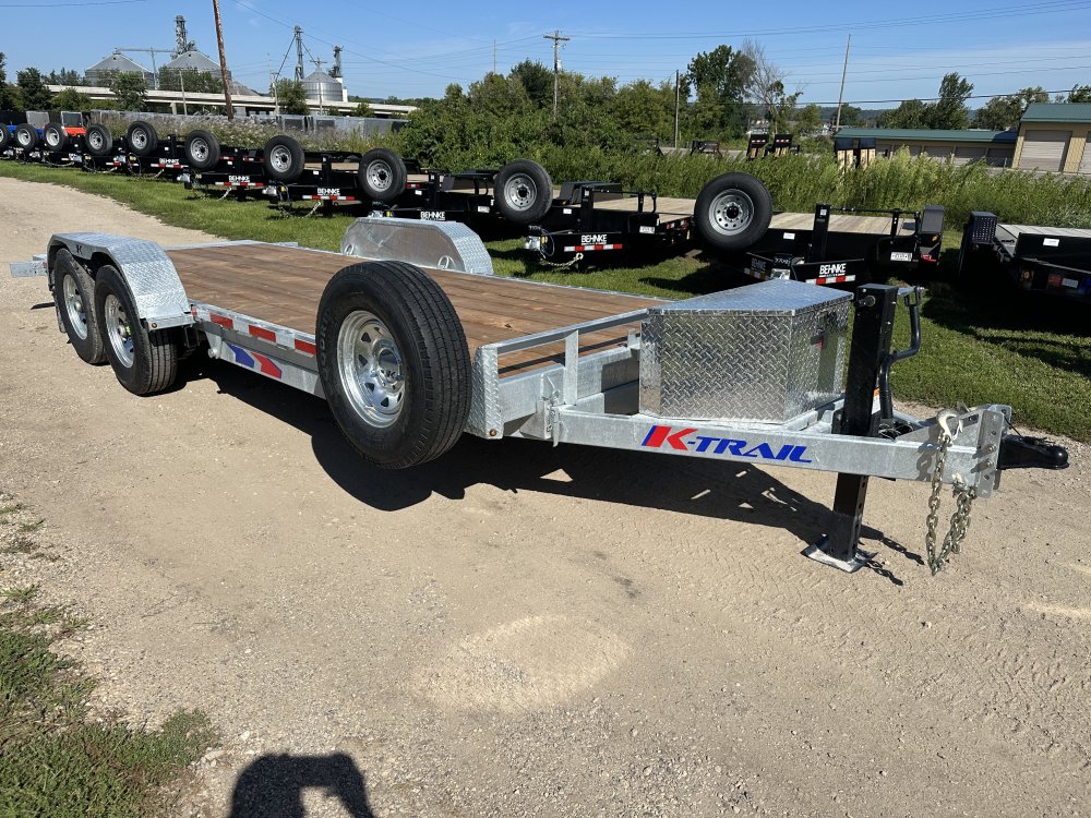 2026 Galvanized K-Trail 80X20 Power Tilt Deck Trailer