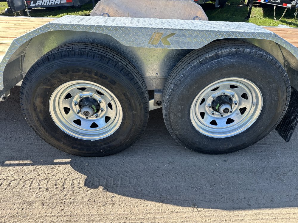 2026 Galvanized K-Trail 80X20 Power Tilt Deck Trailer