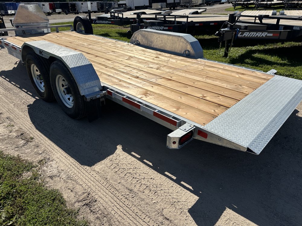 2026 Galvanized K-Trail 80X20 Power Tilt Deck Trailer