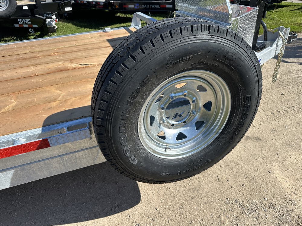 2026 Galvanized K-Trail 80X20 Power Tilt Deck Trailer