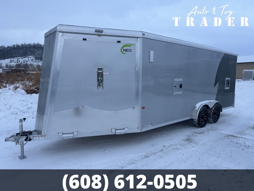 2026 NEO Trailers 7.5X23 Aluminum NASX Snowmobile Trailer