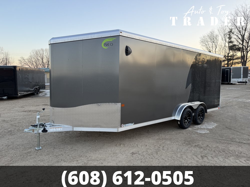 2026 NEO Trailers 7.5X18 Aluminum NAMR Cargo / Enclosed Trailer