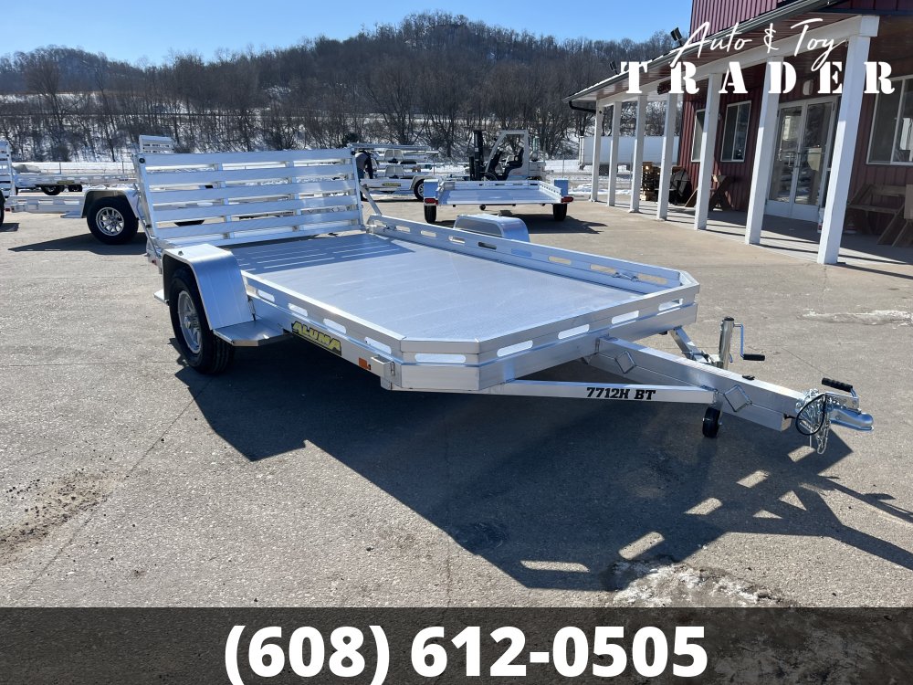 2027 Aluma 7712H-S-BT Aluminum Utility Trailer