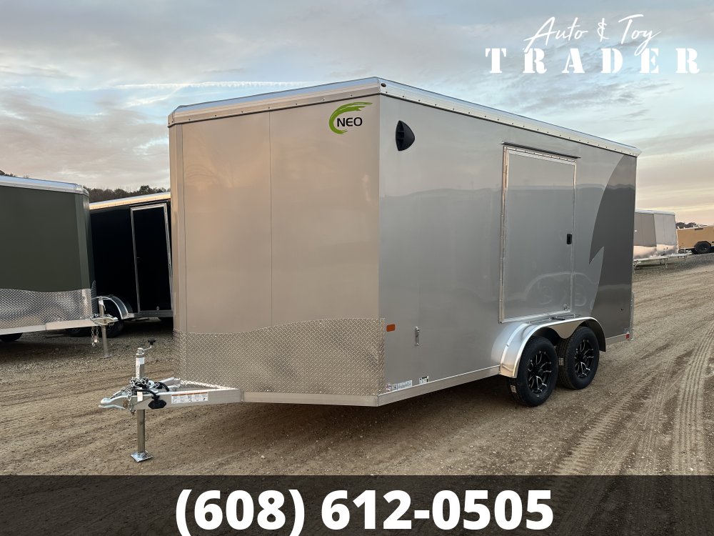 2026 NEO Trailers 7.5X14 Aluminum NAMR Cargo / Enclosed Trailer