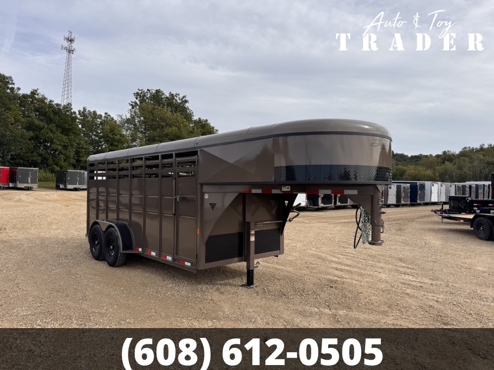 2026 Delta Manufacturing 6X16 Stock Trailer