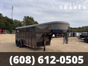 2026 Delta Manufacturing 6X16 Stock Trailer
