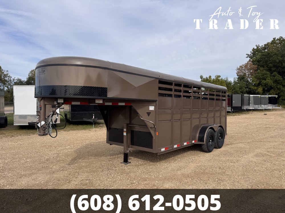 2026 Delta Manufacturing 6X16 Stock Trailer