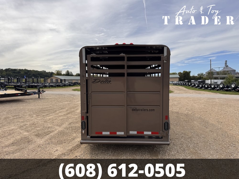 2026 Delta Manufacturing 6X16 Stock Trailer