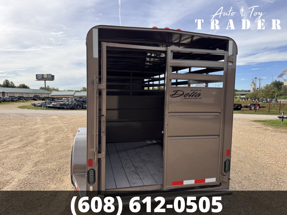 2026 Delta Manufacturing 6X16 Stock Trailer