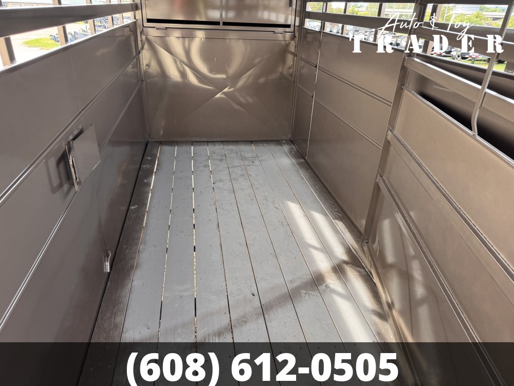 2026 Delta Manufacturing 6X16 Stock Trailer