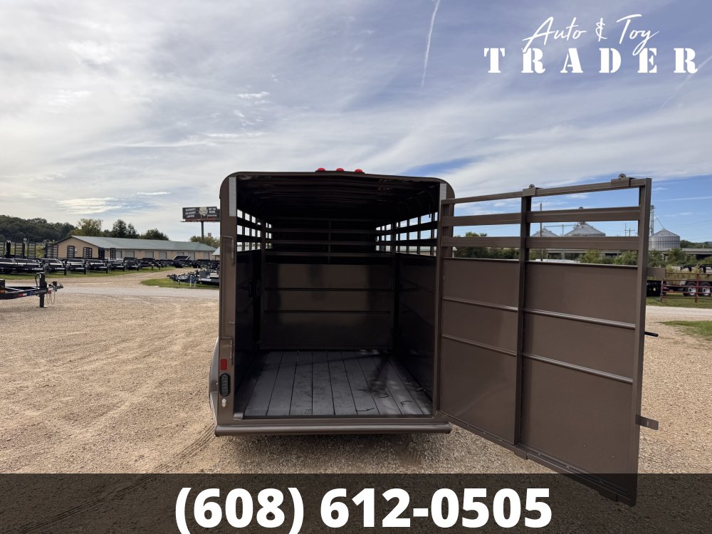2026 Delta Manufacturing 6X16 Stock Trailer