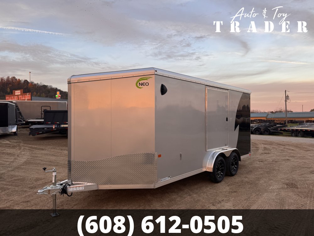 2026 NEO Trailers 7.5X16 Aluminum NAMR Cargo / Enclosed Trailer