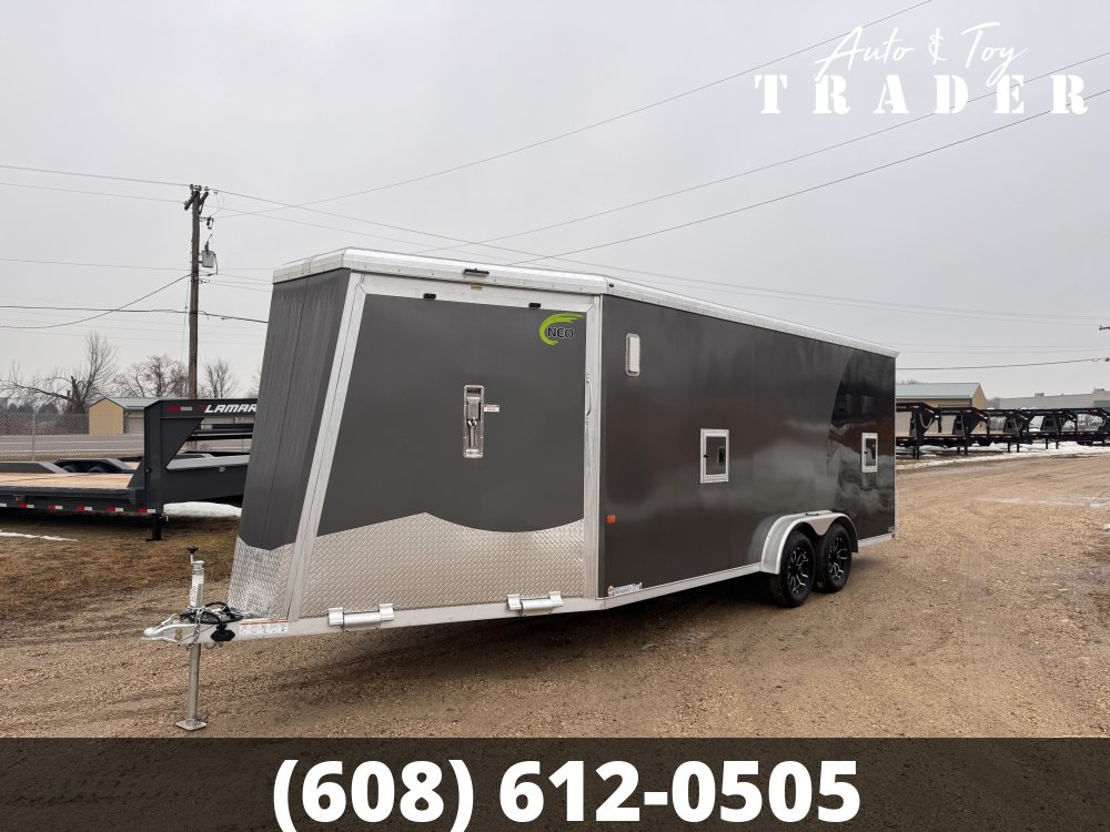 2026 NEO Trailers 7.5X23 Aluminum NASX Snowmobile Trailer