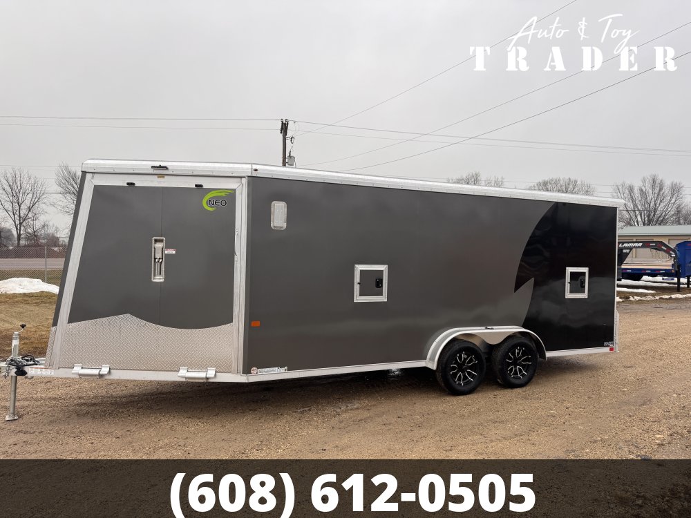 2026 NEO Trailers 7.5X23 Aluminum NASX Snowmobile Trailer