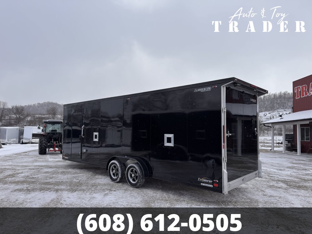 2026 Legend 7.5X29 Aluminum Explorer Snowmobile Trailer