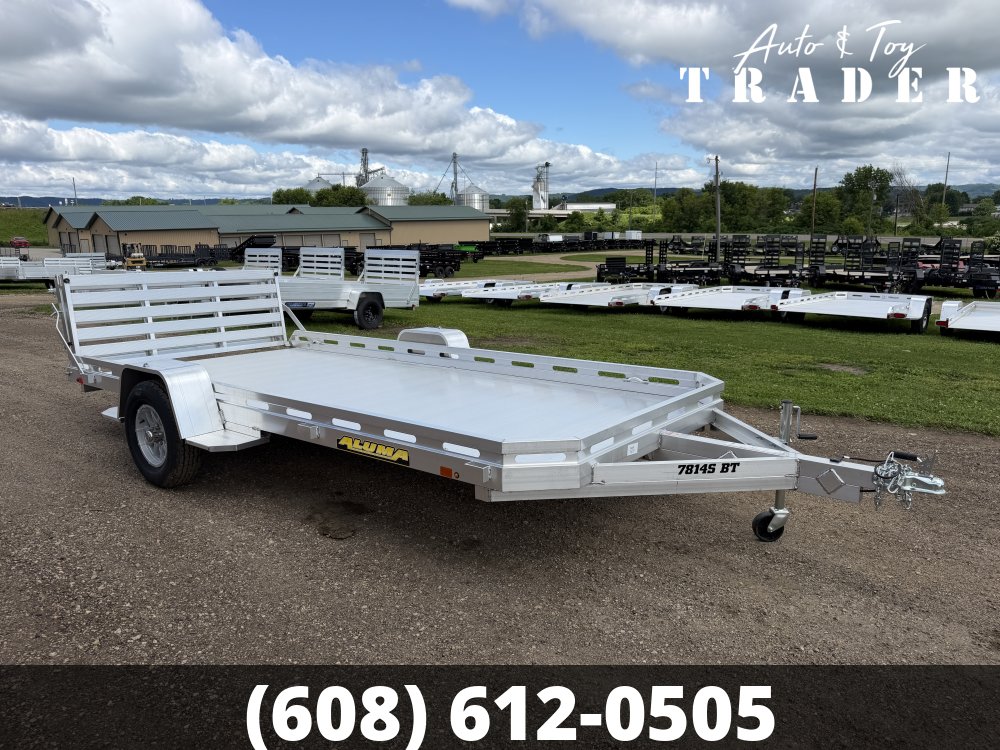 2027 Aluma 7814S-BT Aluminum Utility Trailer
