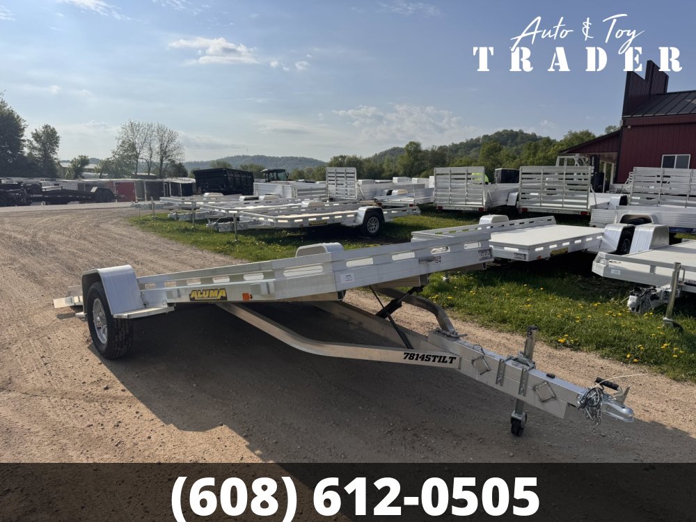 2027 Aluma 7814 Tilt Aluminum Utility Trailer
