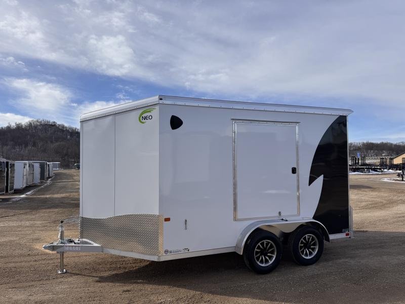 2025 NEO Trailers 7.5X12 Aluminum NAMR Cargo / Enclosed Trailer