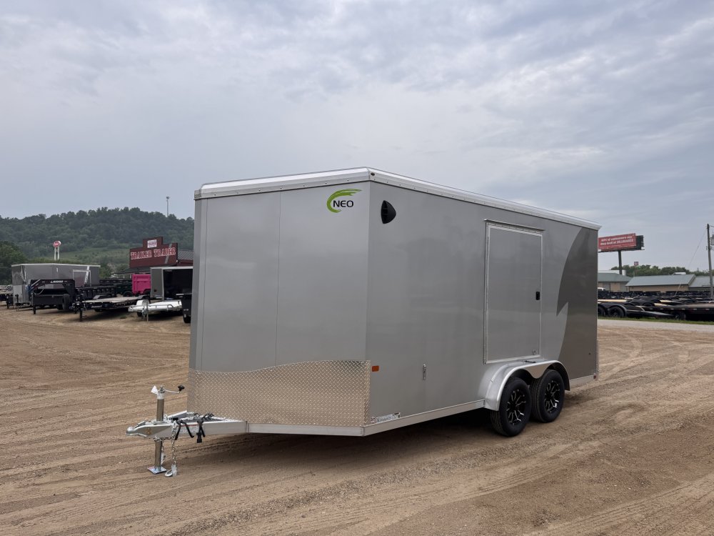 2026 NEO Trailers 7.5X16 Aluminum NAMR Cargo / Enclosed Trailer