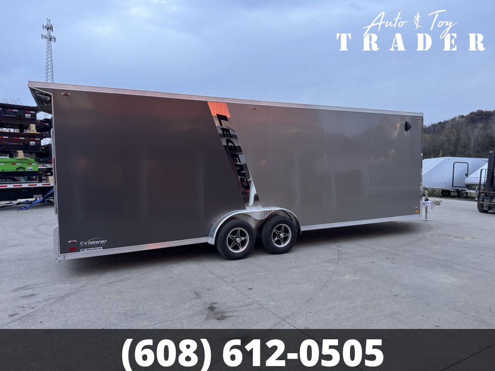 2027 Legend 7.5X29 Aluminum Explorer Snowmobile Trailer