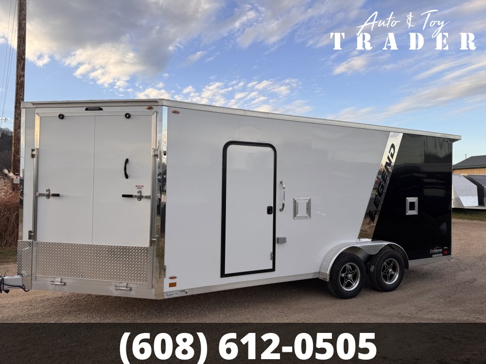 2026 Legend 7.5X23 Aluminum Explorer Snowmobile Trailer