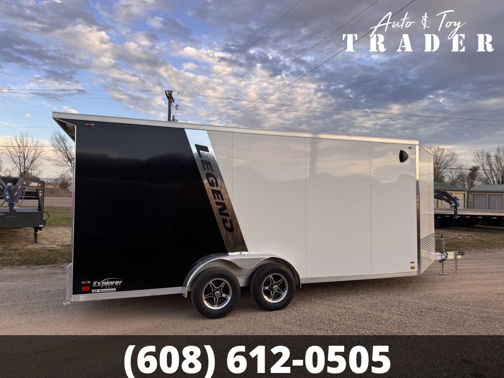 2026 Legend 7.5X23 Aluminum Explorer Snowmobile Trailer