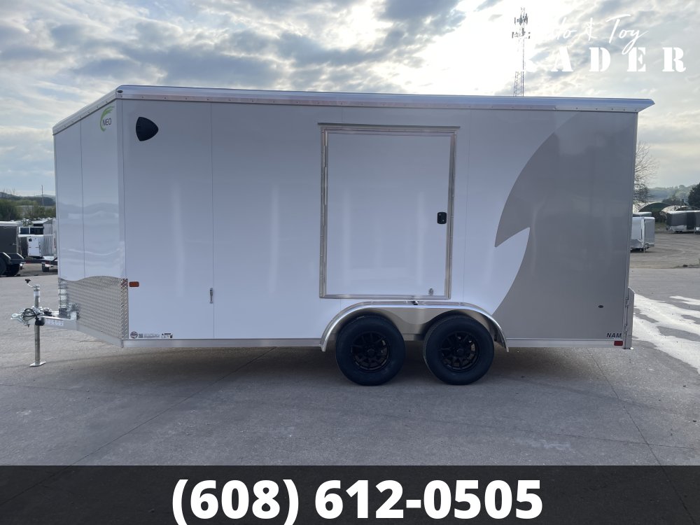 2026 NEO Trailers 7.5X16 Aluminum NAMR Cargo / Enclosed Trailer