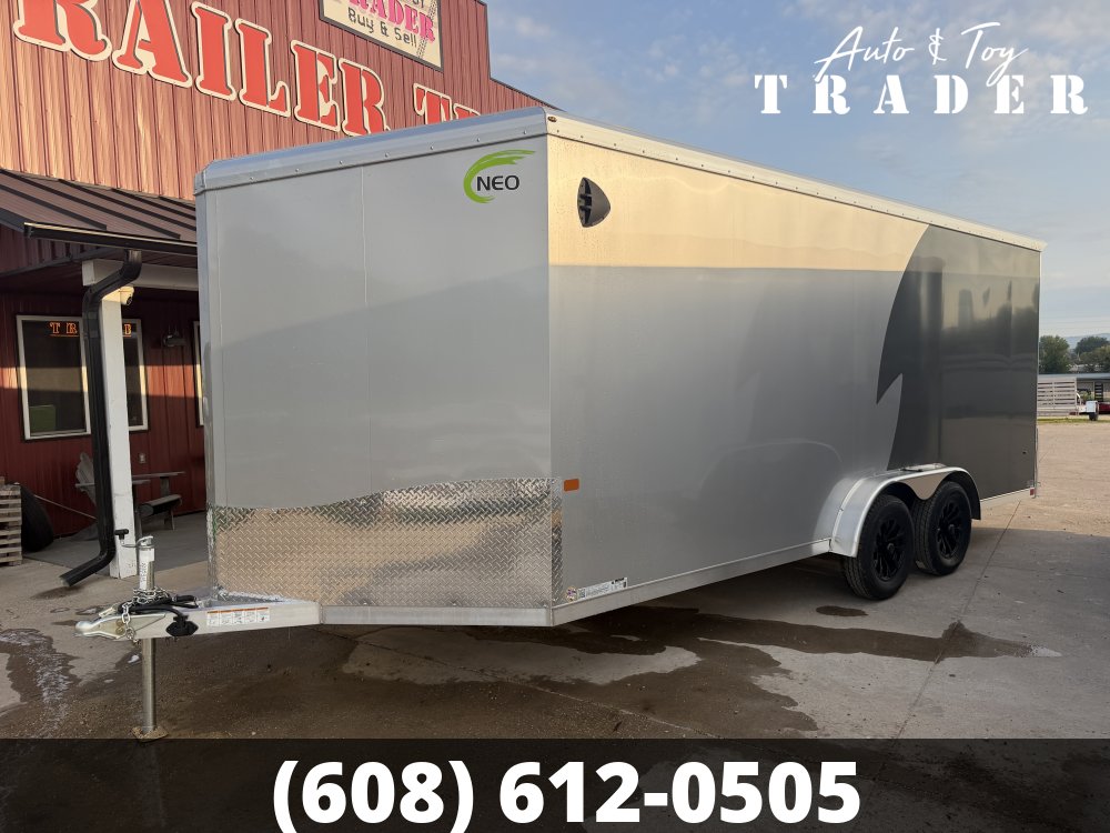 2026 NEO Trailers 7.5X18 Aluminum NAMR Cargo / Enclosed Trailer