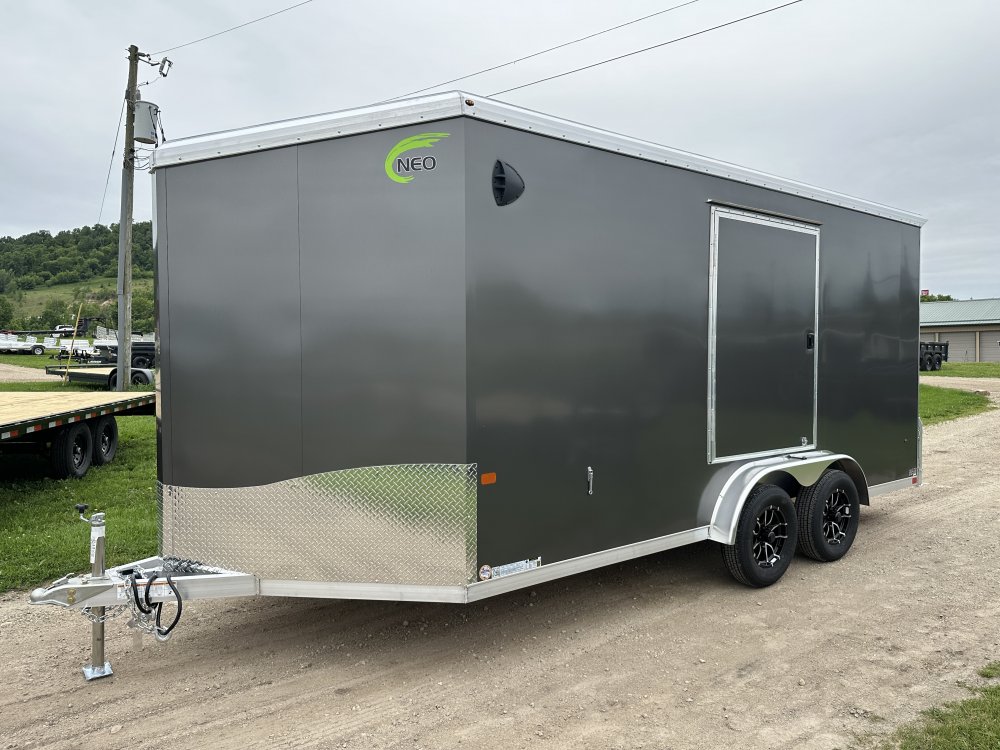 2026 NEO Trailers 7.5X16 Aluminum NAMR Cargo / Enclosed Trailer