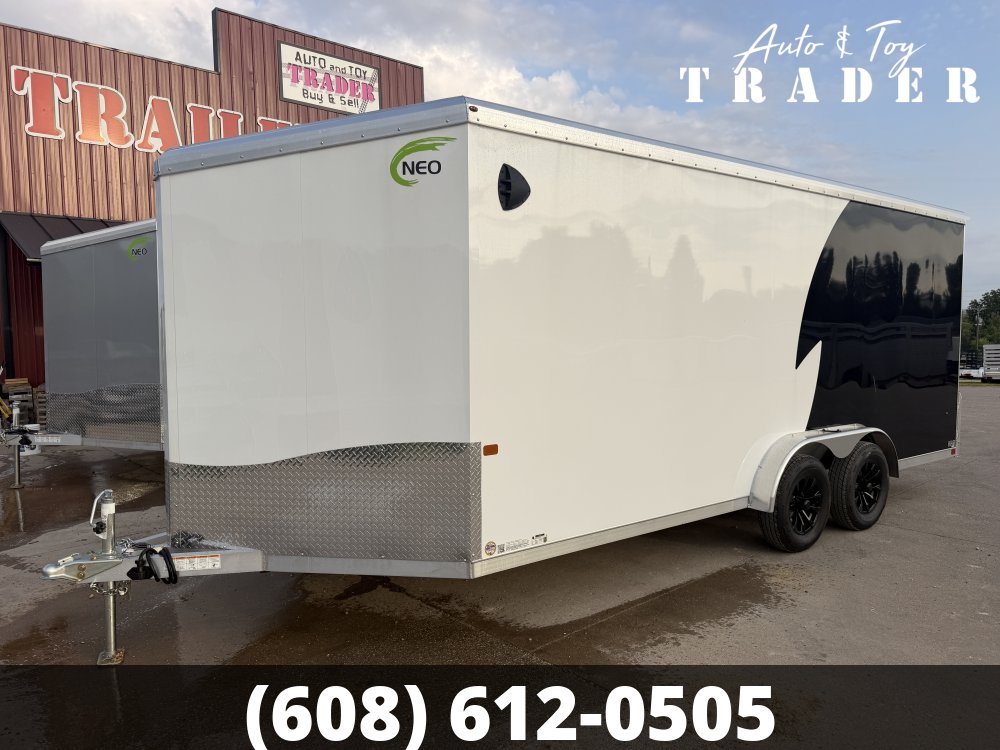 2026 NEO Trailers 7.5X18 Aluminum NAMR Cargo / Enclosed Trailer