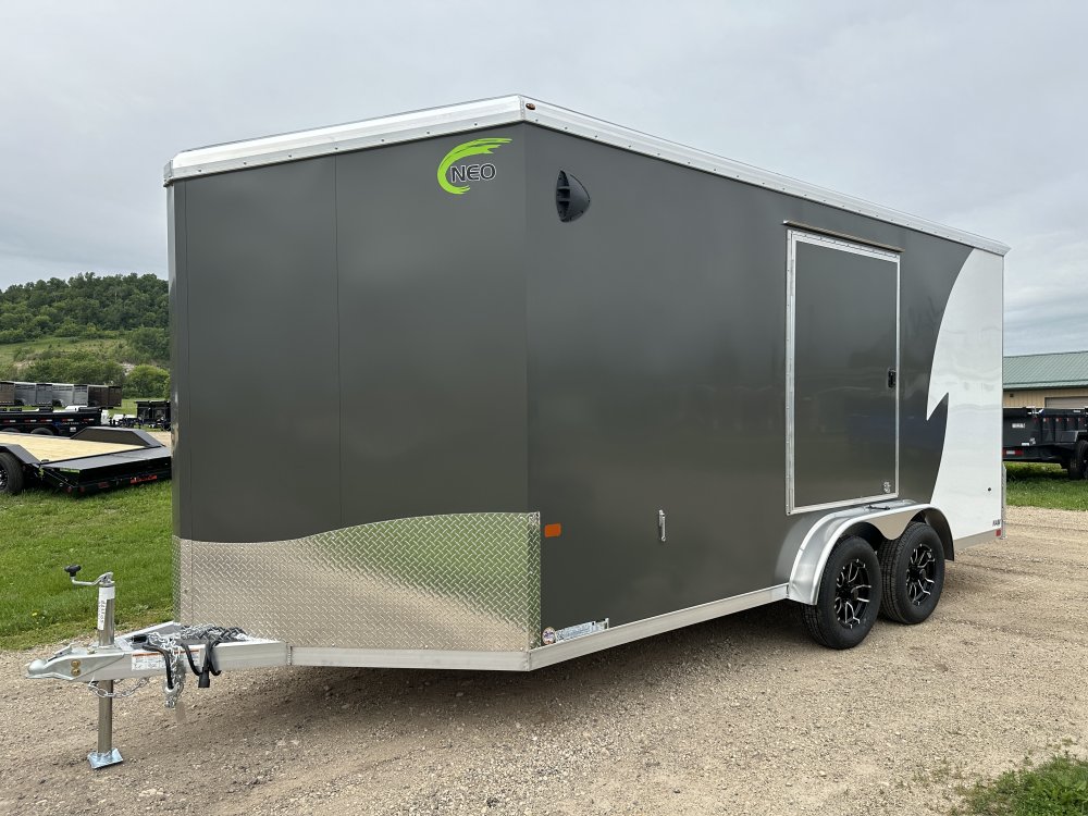 2026 NEO Trailers 7.5X16 Aluminum NAMR Cargo / Enclosed Trailer