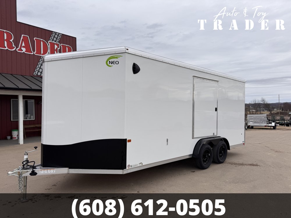 2026 NEO Trailers 7.5X18 Aluminum NAMR Cargo / Enclosed Trailer