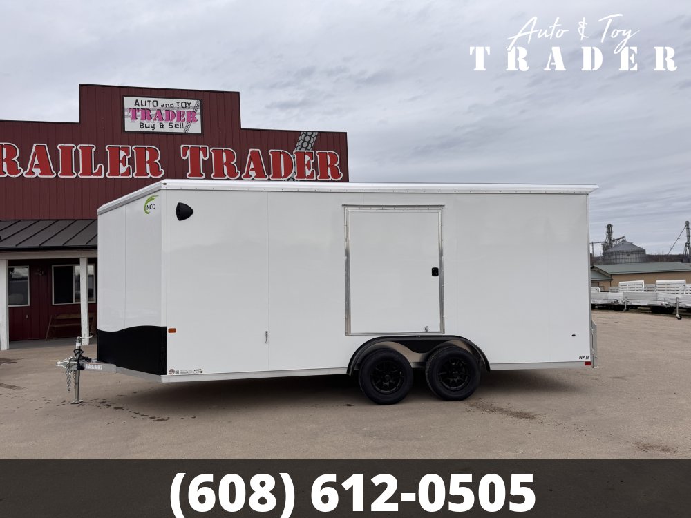 2026 NEO Trailers 7.5X18 Aluminum NAMR Cargo / Enclosed Trailer