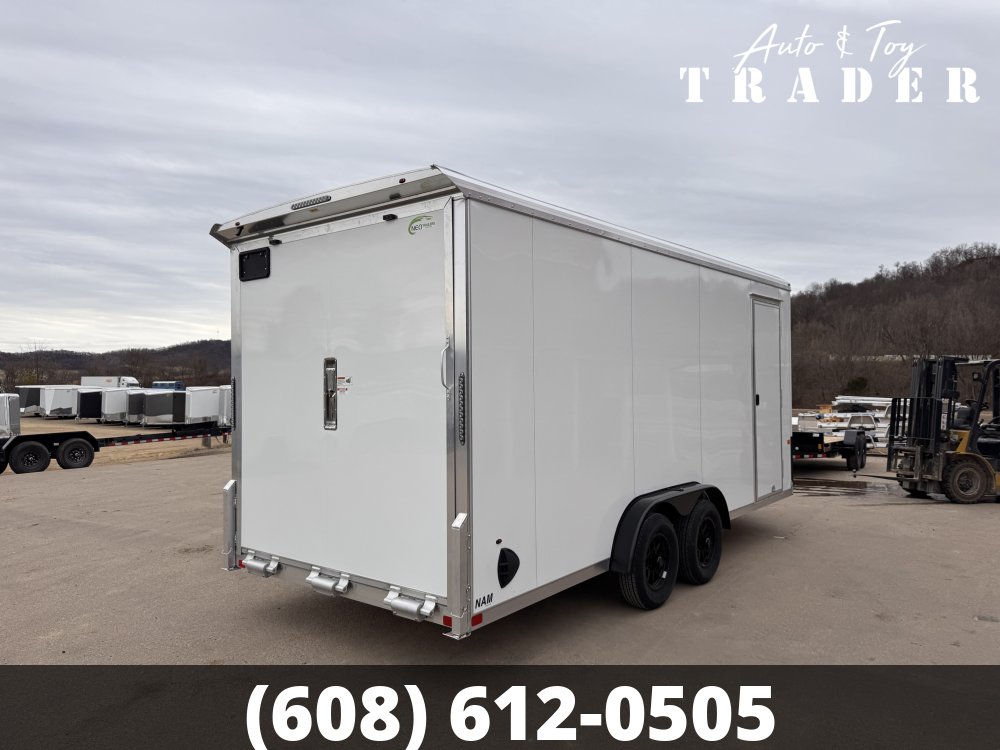 2026 NEO Trailers 7.5X18 Aluminum NAMR Cargo / Enclosed Trailer